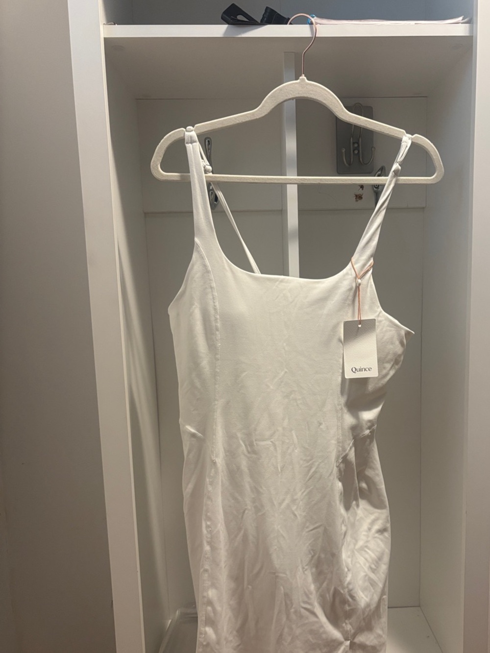 Quince Power-Up Square Neck Dress NWOT - Picture 2 of 2